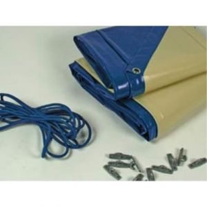 VIVA POOL Bâche hiver pour piscine Palma / Havana - 280 gr/m² - bleu -