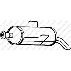 Bosal Silencieux Arri&egrave;re 190-115