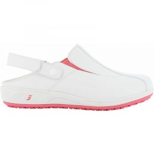 Safety Jogger Sabot de travail avec bande velcro réglable FEMME CARINNE OB SRC ESD A E Fuschia 40 - Fuschia