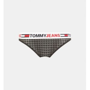 Tommy Jeans Culotte dentelle fantaisie signature Noir - Couleur Noir - Taille S