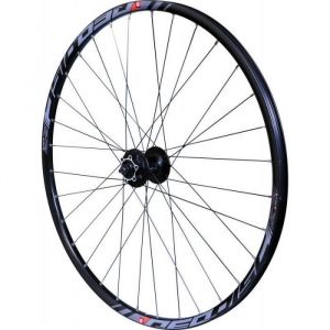 Velox Rovva - Roue Avant Vtt 26 Pouces De Fabrication Française Avec Moyeux Shimano M475 Équipé Fixation Pour Freins Àdisque 6 Trous Standard Universel - Argenté