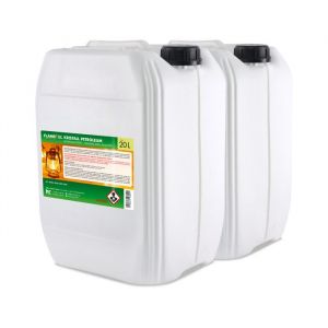 Höfer Chemie Pétrole de chauffage - FLAMBIOL - 2x 20 L - Entaromatisé - Rußfreie Verbrennung - Pour camping