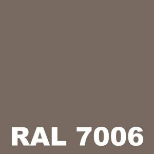 Peinture Mur Exterieur - Metaltop - Gris beige - RAL 7006 - Pot 20L