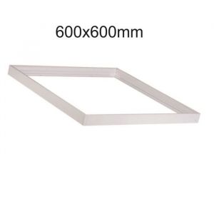 Lutèce Cadre alu blanc pour dalle LED 600x600mm