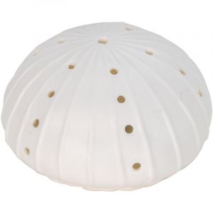 Signes Grimalt Lampes Led An&eacute;mone Figurine Ovale de Marin Blanc - 7x12x12cm