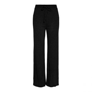 Pieces Wide Pant Pciris Hw Pantalon Large Noos, Noir, L Femmes