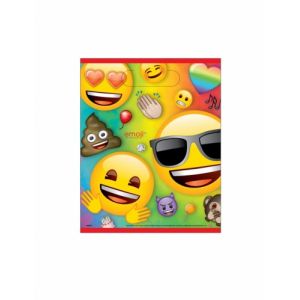 Unique Industries Inc 8 Sacs cadeaux en plastique Emoji Rainbow Taille