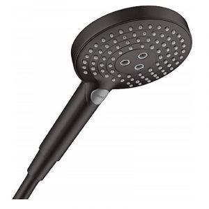 Hansgrohe Raindance Select S Douchette &agrave; main 120 3 jets, Noir mat (26530670)