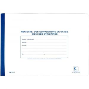 Lebon & Vernay Registre convention et suivi de stage