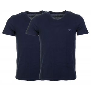 Emporio Armani Pack de 2 t-shirts col V - coton