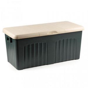 Alter Malle de rangement polyvalente, Made in Italy, 125 x 57 x 56 cm, couleur Gris
