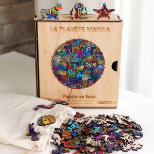 Puzzle en Bois - La Planète Marina