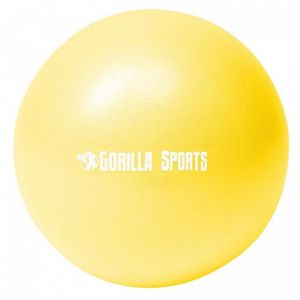 Gorilla Sports Mini ballon pour Pilates Jaune / 28 cm