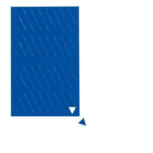 Maul 65317-37 - Symboles magnétiques, 180 x triangles 1 x 1 x 1 cm, coloris bleu