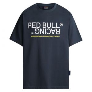 Image de Red Bull T-shirt x Pepe Jeans Graphic Reflect manche courte bleu marine blanc - XXL