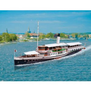 Image de Schreiber-bogen 730 - Maquette en carton Bateau à aubes sur le lac de Constance, Suisse