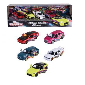 Smoby Majorette - Giftpack SL 11 5Pcs - Coffret de 5 véhciules Dont 2 exclusifs - Edition limitée Graffitis - 212054039