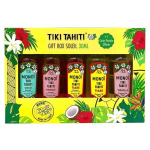 Tiki Coffret Cadeau Monoi Soleil Tahiti 5 x 30 ml