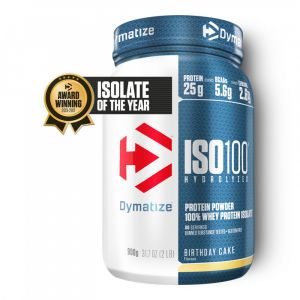 Dymatize nutrition Dymatize Iso100 Hydrolyzed 100% Whey Protein Isolate 900g Birthday Cake
