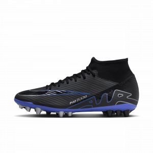 Nike Air Zoom Mercurial Superfly 9 Academy Ag Shadow - Noir/chrome/bleu - Herbe Synthétique (Ag), pointure 44 - Noir - Taille 44