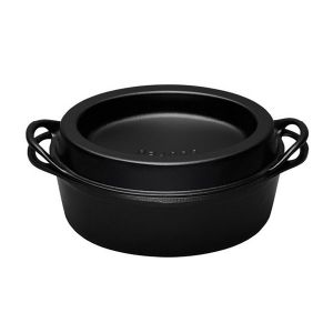 Le Creuset Doufeu ovale - Noir : 28 cm