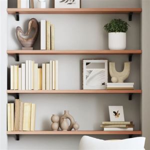 VidaXL Étagère murale marron clair 100x20x2cm bois chêne massif traité