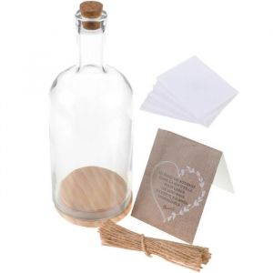 Santex Bouteille verre à vux 50 messages 23.5cm - générique 000850800000000