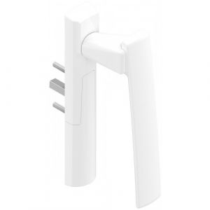 La Crois&eacute;e DS Poign&eacute;e Sarena int&eacute;rieure d&eacute;port&eacute;e pour profil de 33 &agrave; 47 mm d'&eacute;paisseur finition blanc RAL 9016 M DS8522 (785) gauche - LA CROISEE D.S.