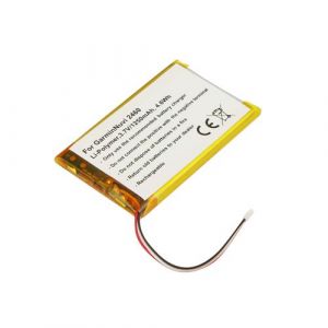 Avizar Batterie GPS pour Garmin Nuvi 2460 Li-Polymer 3.7V 1250mAh 4.6Wh Jaune