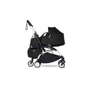 Image de Babyzen Poussette YOYO2 nacelle et YOYO bag cadre blanc Noir