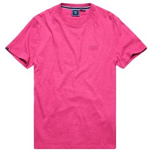 Superdry T-shirt &agrave; Manches Courtes Vintage Logo Embroidered S Magenta Marl