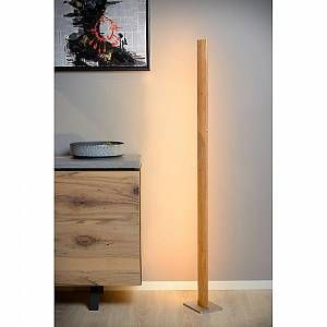 Lucide Lampadaire led Sytze Beige Bois 48750/30/72