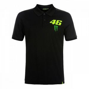 Image de VR46 Polo Valentino Rossi Monster Dual noir 2019 - S