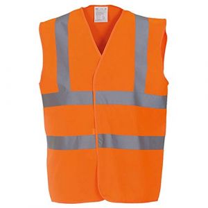 Yoko Gilet de sécurité haute visibilité - Mixte (L) (Orange) - UTBC1263