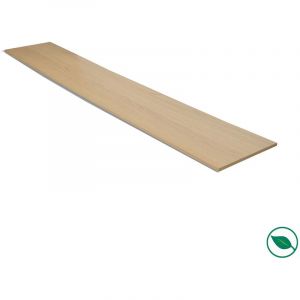 Foresta Lot de 2 Contremarche stratifi&eacute; ch&ecirc;ne clair 1000X200X8 mm