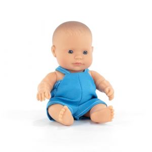 Miniland Baby Poupée bébé caucasienne 21cm My Friends & Me