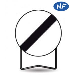 Taliaplast 524020 - Panneau signalisation prescription b31 fin d'interdiction t1 850mm