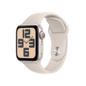 Apple Montre intelligente Watch SE Blanc Beige 40 mm