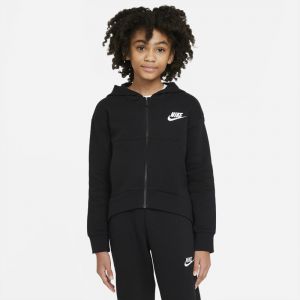 Image de Nike Sweatà capuche et zip Sportswear Club Fleece pour Fille plus âgée - Noir - Taille M - Female