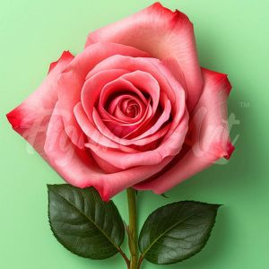Mini broderie diamant : Superbe Rose - sans chassis en bois