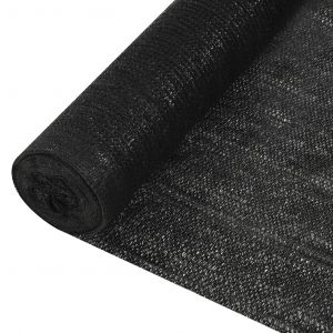 Image de VidaXL Filet brise-vue Noir 3,6x10 m PEHD 150 g/m²