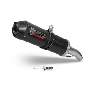 Mivv Silencieux double Oval Carbon Cap carbone Pour Kawasaki Z1000 MVK020LEC