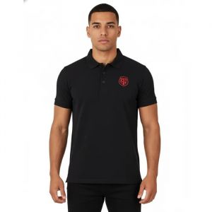 Stade toulousain Xxl - Polo Toulouse - Collection Officielle - Rugby - Noir