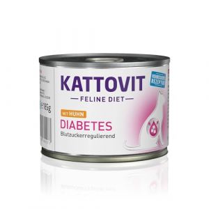 Kattovit Feline Diet Diabetes Poulet 12 x 185 g