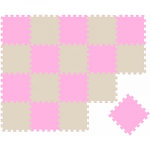 18 Tapis de Sol épais pour Bébé Enfant - 30x30 Dalles Puzzle Carré en Mousse eva - bunt