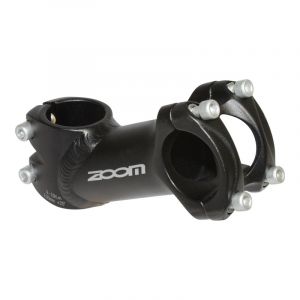 Image de Zoom Potence route-vtt noir capot noir releve 25° 31.8 l90mm