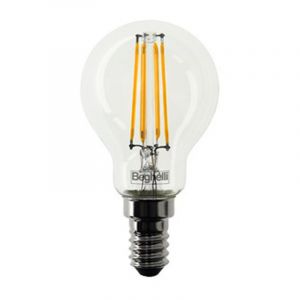 Beghelli Ampoule sphérique Zafiro led E14 4W 2700K lumière chaude 56422
