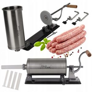 Image de Poussoir &agrave; saucisses 3 kg, seringue, levier, machine &agrave; saucisses, charcuterie 3 l