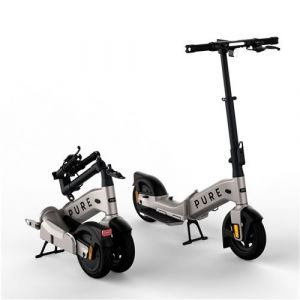 Pure Electric Advance Flex 710 W Argent platine metallise - Trottinette électrique