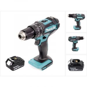 Makita DHP 482 G1 Perceuse-visseuse à percussion sans fil 18 V 62 Nm + 1x Batterie 6,0 Ah - sans chargeur